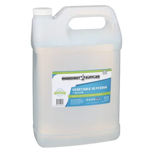 Miniatura 2 de Glicerina vegetal – 1 galón (128 oz.) – Grado alimenticio y farmacéutico puro USP – Sin OGM – Vegano – Derivado de palma sostenible – Humectante