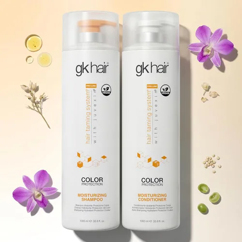 Miniatura 6 de Champú y Acondicionador Hidratante Juego Hidratante para Cabello Teñido Tratado Tratamiento de Queratina Limpieza Cabello Seco a Normal Sin Sulfatos