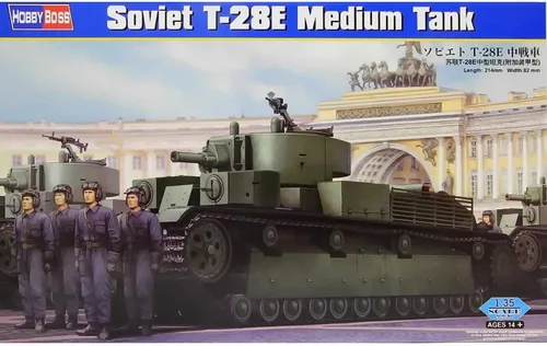 Miniatura 3 de Hobby Boss Kit de modelo de tanque mediano soviético T-28E