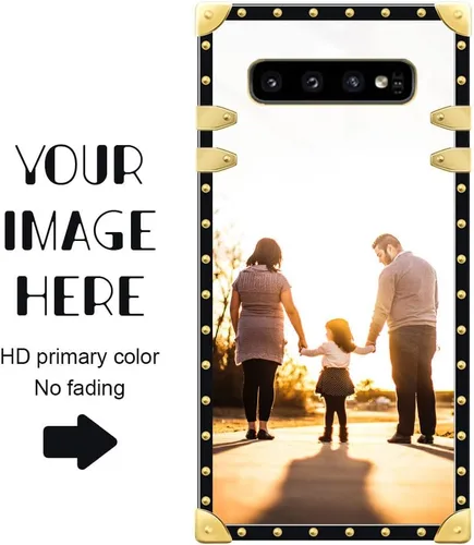 Miniatura 2 de Funda Customiz Picture Phone compatible con Samsung Galaxy S10, diseño de fotos DIY S10 para niña, TPU suave a prueba de golpes, parte trasera