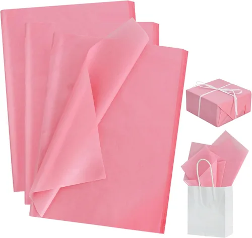 Miniatura 28 de BEISHIDA 100 hojas de papel de seda verde oliva a granel, papel de seda de envoltura para bolsas de regalo, papel de regalo de 14 x 20 pulgadas