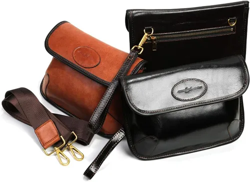 Miniatura 6 de Bolso de mano suave 3 en 1, bolso de mano de cuero para el pecho, bolso bandolera para hombres y mujeres