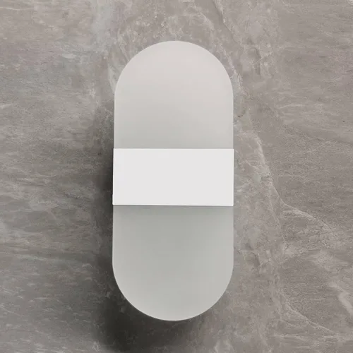 Miniatura 9 de Modernos apliques de pared, 2 lámparas de pared LED acrílicas para sala de estar, dormitorio, pasillo, funciona con pilas USB recargable, luz