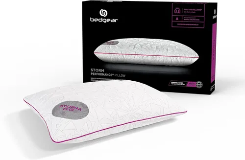 Miniatura 12 de Bedgear Storm Cuddle Curve - Almohada de rendimiento – Tamaño 3.0 – Almohada de cama refrescante para personas que duermen de lado – Firmeza media
