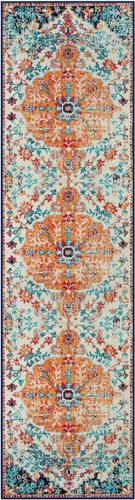 Miniatura 9 de Lahome Alfombra de Pasillo de Medallón Floral Bohemio de 2'8" x 10', Alfombra de Pasillo para Cocina Suave, Lavable y Antideslizante, Alfombras
