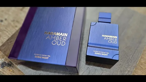 Miniatura 4 de Al Haramain Amber Oud - Dubai Night - Colonia para hombres y mujeres - Bergamota, fragancias de frijol tonka - Perfume de larga duración para Azul