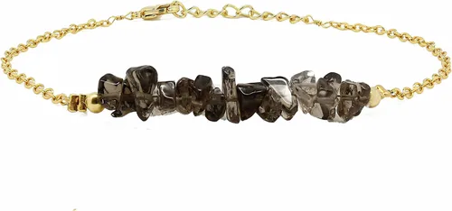 Miniatura 66 de Gempires Natural Chips Bar Bracelet, Energy Healing Crystals, Birthday, Gift for Her, Gemstone Jewelry 8 inch