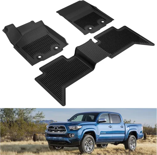 Miniatura 14 de KIWI MASTER Alfombrillas para Honda Civic 2016-2021, ajuste personalizado para todo tipo de clima, revestimientos de suelo de TPE resistentes, 2