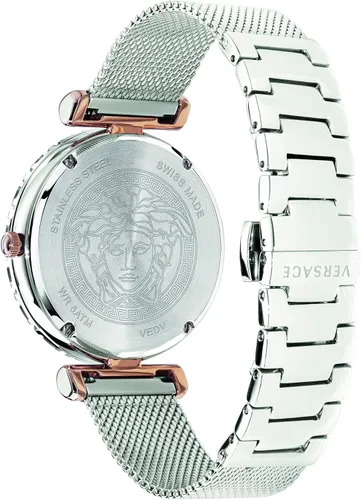 Miniatura 3 de Versace Reloj Mujer Gris 1.457 in Palazzo Empire Greca VEDV00419, Oro Rosa, Palacio Imperio Greca