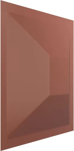 Miniatura 2 de Ekena Millwork 11 7/8 pulgadas de ancho x 11 7/8 pulgadas de alto, Diane EnduraWall Panel decorativo de pared 3D, rosa champán