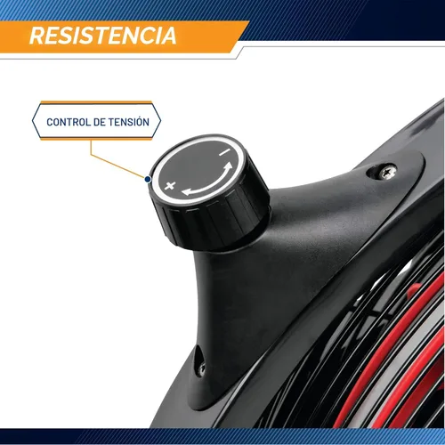 Miniatura 5 de Marcy Bicicleta fija de ejercicios con ventilador y resistencia de aire con manillares de doble acción