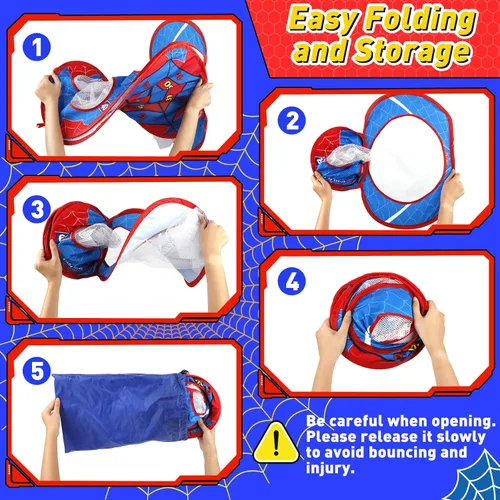 Miniatura 7 de Juego de lanzamiento de sacos de araña para niños: tablero de Cornhole 4 en 1, juguetes para interiores y exteriores, para niños y niñas de 3, 4, 5