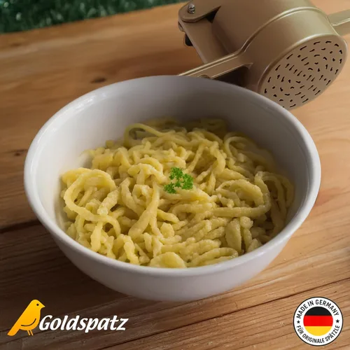 Miniatura 4 de Spaetzle Press 2192, diseño de agujeros irregulares para Spaetzle estilo raspado a mano, apto para lavavajillas, fabricado en Alemania