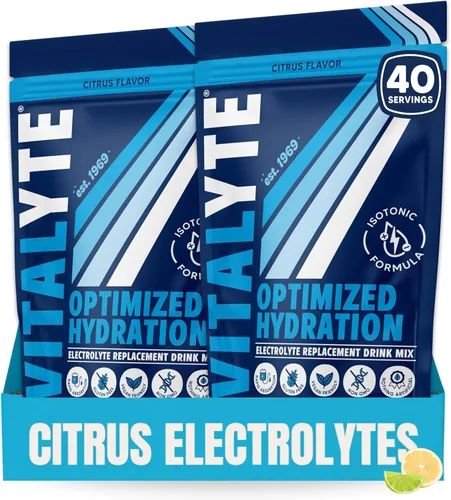 Miniatura 10 de Vitalyte Mezcla de bebida en polvo de electrolitos, mezcla de hidratación de electrolitos isotónicos, paquete a granel