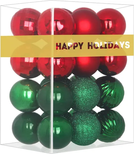 Miniatura 162 de Bolas de Navidad Grandes de 3.2" en Azul Bebé - Adornos para Árbol de Navidad, Bolas Colgantes Inastillables para Cumpleaños, Halloween, Boda