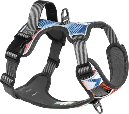 Miniatura 31 de Arnés para perro de aventura Embark, arnés para perro sin tirones con ribete reflectante para perros grandes - Nylon de grado militar, clip frontal