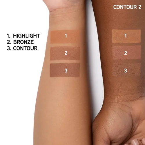 Miniatura 3 de Physicians Formula Paleta de contorno de bronceador de mantequilla, media/oscura