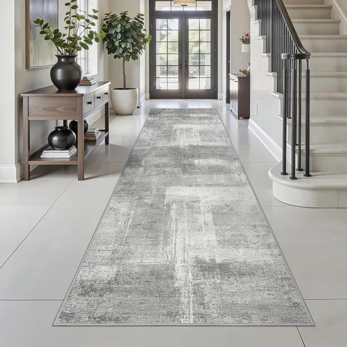 Miniatura 73 de zesthome Alfombras de 5 x 7 pulgadas - Alfombra lavable resistente a las manchas, alfombras modernas abstractas para sala de estar, dormitorio