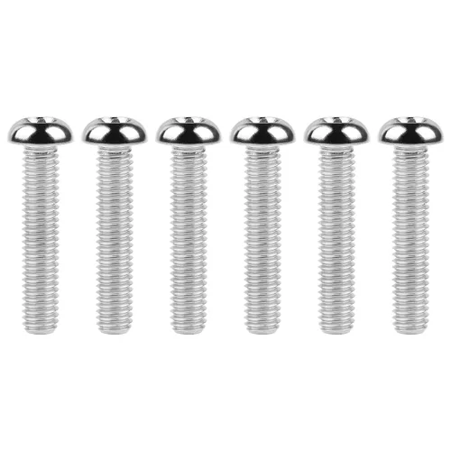 Miniatura 26 de Cabeza de botón de titanio Torx M5 M6 M8 x10 12 15 20 25 30 35 1.575 in para bicicleta, motocicleta, automóvil, tornillos paquete de 6