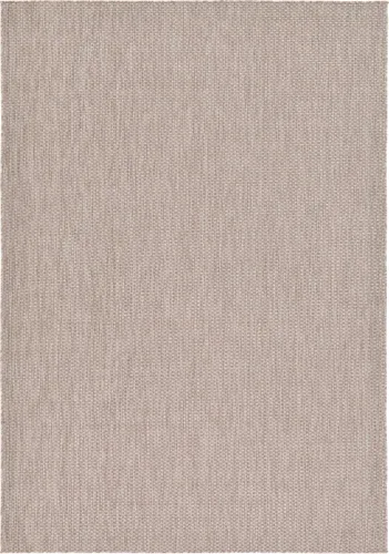 Miniatura 9 de Unique Loom Alfombra tradicional de color sólido, casual de interiores y exteriores, de tejido plano, alfombra color aguamarina 8'0 x 11'4) Beige