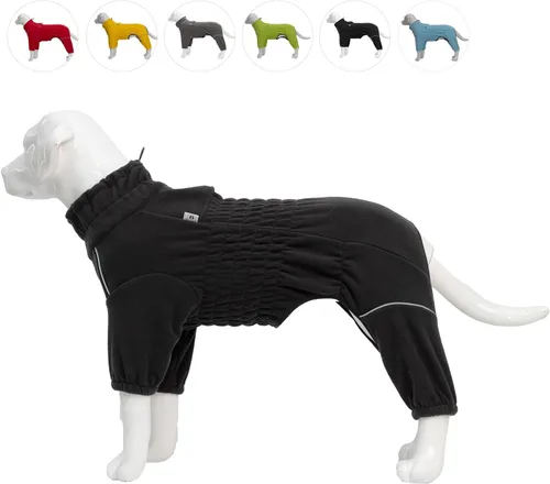 Miniatura 14 de Lovelonglong - Abrigo cálido para perro, chaqueta para perros pequeños, medianos y grandes con cierre de cremallera, abrigo de invierno de forro