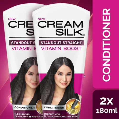 Miniatura 3 de Lote de 2 acondicionadores Cream Silk destacados recto para cabello liso Creamsilk 6.1 fl oz