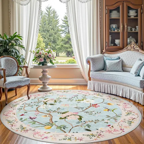 Miniatura 65 de Jinchan Alfombra Floral de Pasillo, 2x5, Alfombras Antideslizantes Lavables a Máquina, Alfombra Suave de Pelo Bajo para Pasillo, Resistente a