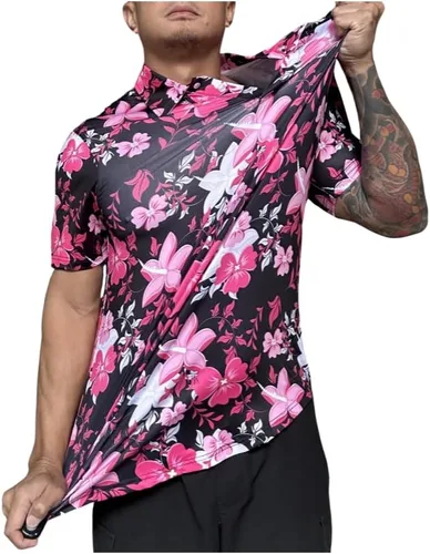 Miniatura 6 de Hacker Polo de golf divertido con gráfico loco Dri Fit Athletic Fit Golf