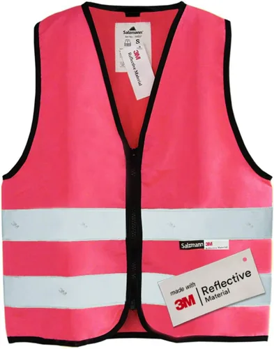 Miniatura 7 de Salzmann 3M - Chaleco de seguridad de alta visibilidad para niños, con cremallera, fabricado con material reflectante 3M Made with 3M Reflective
