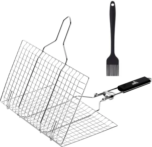 Miniatura 9 de UNCO Cesta de acero inoxidable para pescado y verduras Plateado