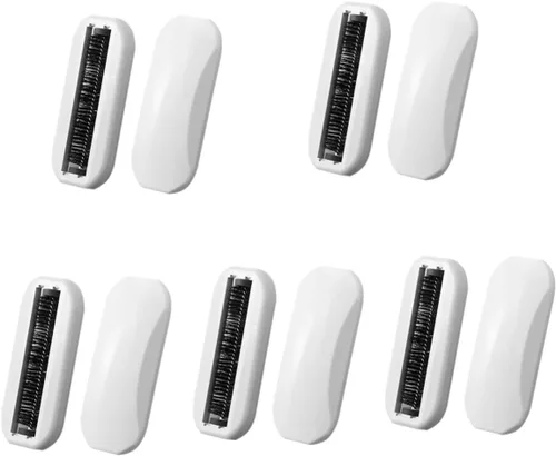 Miniatura 12 de Cabilock Cepillo de depilación de mano de 7.87 pulgadas, barredora multifuncional de migas para sofá, mesa, piso, cáscaras de nueces, migas de pan