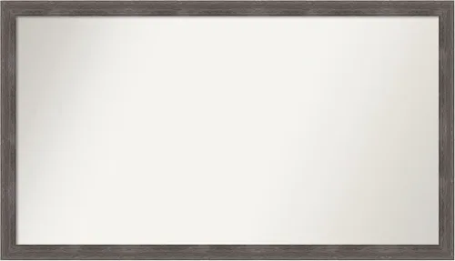 Miniatura 438 de Amanti Art Espejo personalizado, espejo de baño gris plomo a rayas, espejo de pared o espejo de tocador de baño sobre el fregadero