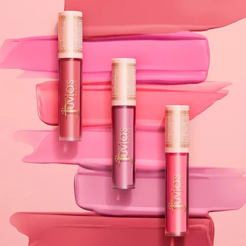 Miniatura 8 de Juvia's Place Smoothie Lip Gloss Pink Velvet - Brillo de labios crema hidratante con tonos rosa y malva - Brillos voluminosos no pegajosos - Brillo