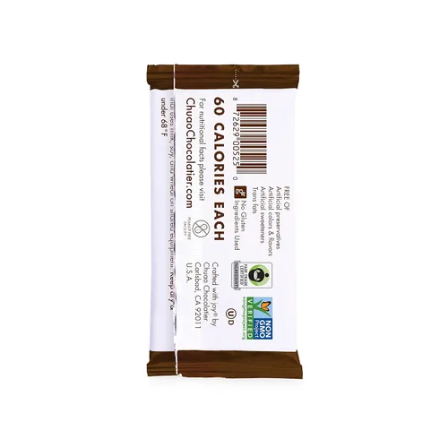 Miniatura 3 de Chuao Chocolatier Triple Nut Temptation - Mini barras de chocolate oscuro Pistachos gourmet, almendras, avellanas, sin conservantes, paquete de 24