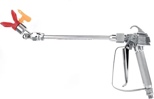 DUSICHIN Pistola de pintura sin aire Pulverizador de pintura de alta presión 3600 PSI 517 TIP Junta giratoria de 10 pulgadas, poste de extensión de