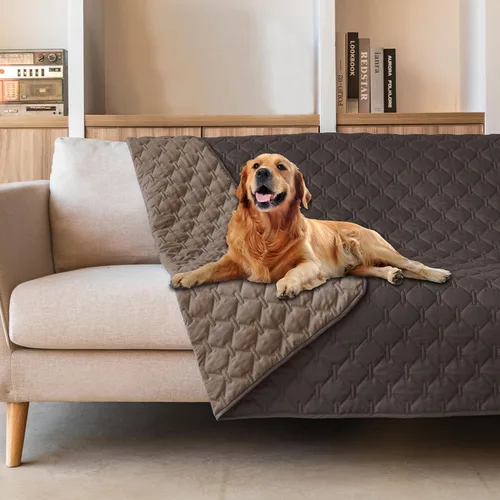 Miniatura 91 de gogobunny Manta 100% Impermeable de Doble Cara para Perros, Cubierta Suave para Cama de Mascotas, Reversible, Protege Muebles, Sillón, Sofá, Coche