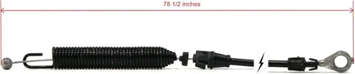 Miniatura 3 de Cable de embrague de repuesto compatible para cortacésped 532 40 83-19, 532 43 51-10, 408319 , 435110