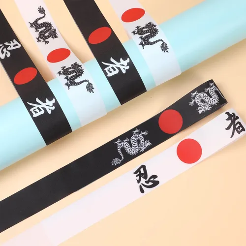 Miniatura 4 de ZOIIWA 24 diademas japonesas de karate japonés para sushi chef, bandana para karate, deportes, cocina, suministros para fiestas de cumpleaños