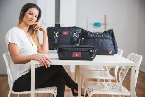Miniatura 9 de Live Well 360 Bolsa de lona para gimnasio para hombres o mujeres Bolsa con zapatos, laptop y compartimento húmedo Bolsa de hombro perfecta