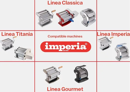 Miniatura 4 de Imperia Raviolimaker3 Classic Line. Accesorio para máquina de pasta para ravioles 1.2x1.2 in. 100% Made in Italy. Accesorio para máquina de pasta