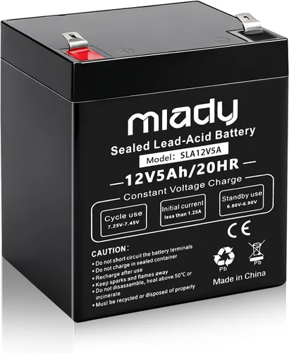 Miniatura 12 de Miady Batería de ácido plomo sellada recargable de 12V 7Ah (1 paquete)