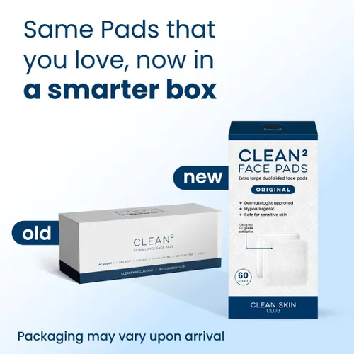 Miniatura 2 de Clean Skin Club Clean² Pads 2.0 [Nuevos y mejorados bordes] Almohadillas faciales garantizadas sin desprendimientos ni desgarros, capas triples