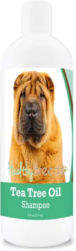 Miniatura 118 de Healthy Breeds Doberman Pinscher Champú de aceite de árbol de té, formulado para piel seca e irritada, reduce la caspa, aroma a gaulteria, 8 onzas