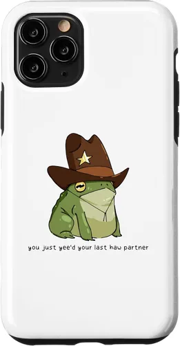 Miniatura 29 de Funny You Just Yee'd Your Last Haw Partner Cowboy Frog Meme - Funda para iPhone 17