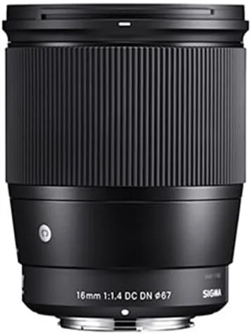 Miniatura 2 de Sigma 16 mm f/1.4 (C) AF DC DN Lente para Canon EF-M Mirrorless