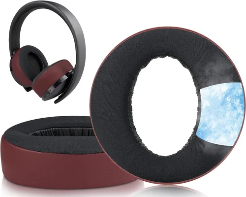 Miniatura 11 de SOULWIT Almohadillas de repuesto para auriculares Sony New Gold Wireless PlayStation PS4 (versión 2018), almohadillas con espuma de alta densidad