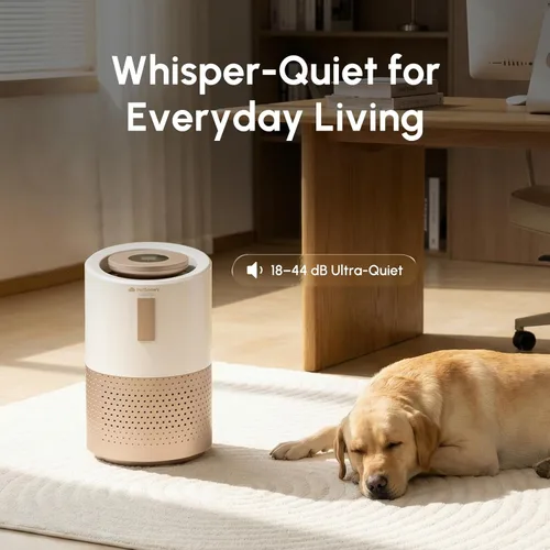 Miniatura 4 de Purificador de aire para mascotas para gatos y perros, purificador de aire HEPA H13 con filtración TiO2 para pelo de mascotas, olor y caspa de caja