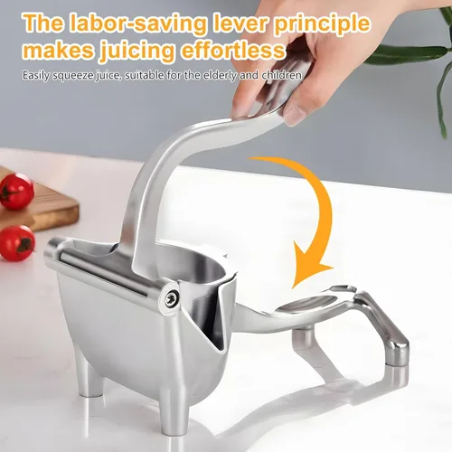 Miniatura 5 de Exprimidor manual manual de mano de aleación de aluminio Exprimidor extractor exprimidor para frutas como limas, limones, mandarinas, cítricos