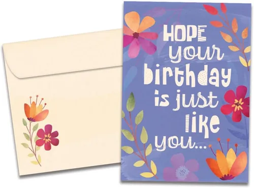 Miniatura 10 de Tree-Free Greetings - Tarjeta de cumpleaños - Diseños artísticos - 1 tarjeta + sobre a juego - Hecho en Estados Unidos - Papel 100% reciclado - 5 x