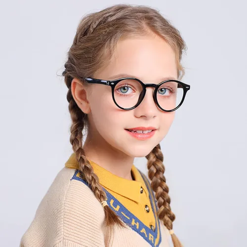 Miniatura 4 de Gafas de bloqueo de luz azul para niños, paquete de 3 lentes de lectura para computadora con bloqueo de luz azul para niños y niñas de 3 a 11 años